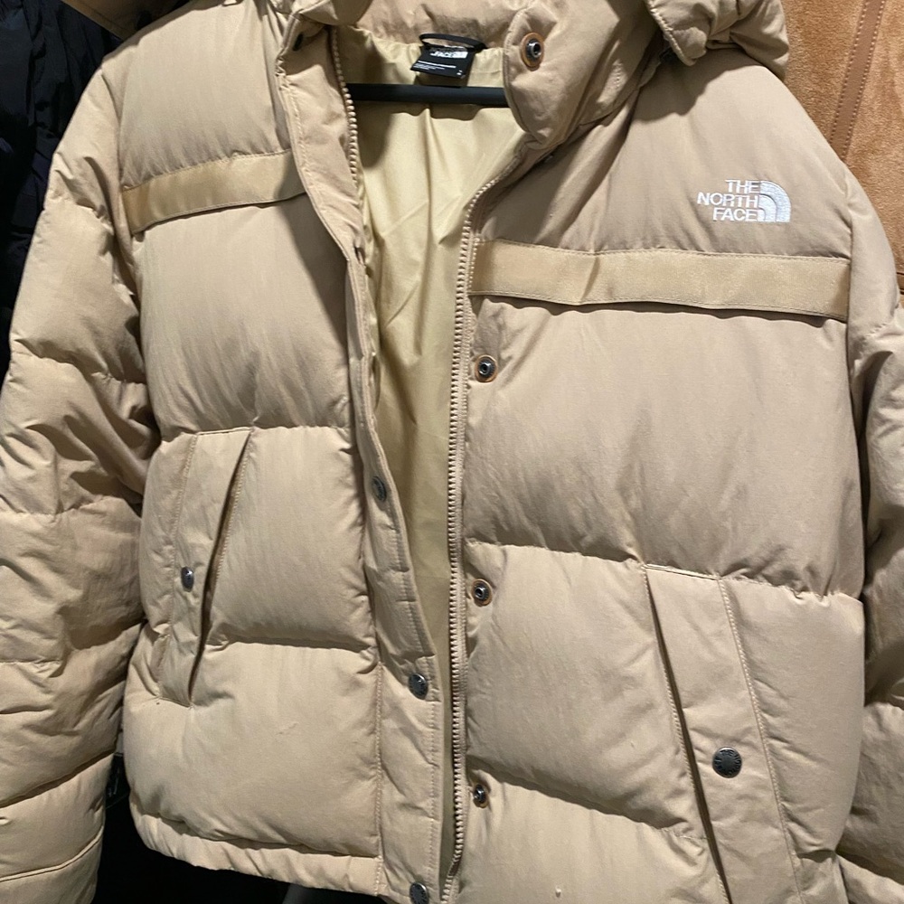 The North Face Beige Hooded Jacket